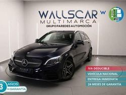 Azul Usado 2019 Mercedes C220 Familiar | 28.979 € (Caro)