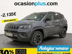 Gris Usado 2022 Jeep Compass Trailhawk SUV | 21.355 € (Precio justo)