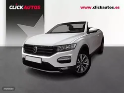 Blanco Usado 2021 VW T-Roc Cabriolet Style Descapotable | 26.150 € (Precio justo)