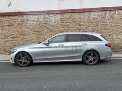 Gris / plata Usado 2016 Mercedes C220 AMG line Familiar | 12.990 € (Buen precio)