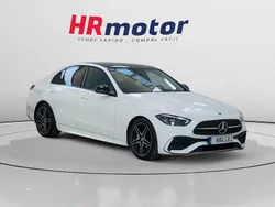 Blanco Usado 2021 Mercedes C220 AMG line Berlina | 38.990 € (Un poco caro)