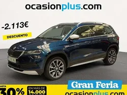 Azul Usado 2021 Skoda Karoq SUV | 21.137 € (Un poco caro)