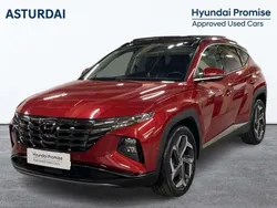 Rojo Usado 2021 Hyundai Tucson Style SUV | 26.990 € (Precio justo)