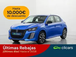 Azul Usado 2024 Peugeot 208 Active Utilitario | 16.490 € (Precio justo)