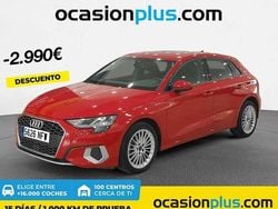Rojo Usado 2023 Audi A3 Sportback Advanced Utilitario | 21.378 € (Buen precio)