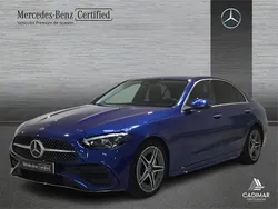Azul Usado 2022 Mercedes C220 Berlina | 38.900 € (Precio justo)