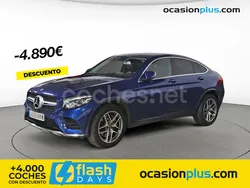 Azul Usado 2018 Mercedes GLC250 Coupe | 35.900 € (Precio justo)