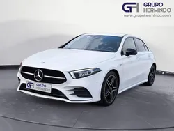 Blanco Usado 2021 Mercedes A200 AMG line Plus Berlina | 29.990 € (Precio justo)
