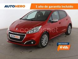 Rojo Usado 2019 Peugeot 208 Signature Sky Utilitario | 9399 € (Precio justo)