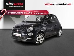 Negro Usado 2021 Fiat 500C Dolcevita Descapotable | 10.300 € (Buen precio)