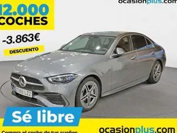 Gris Usado 2022 Mercedes C220 Berlina | 37.728 € (Buen precio)