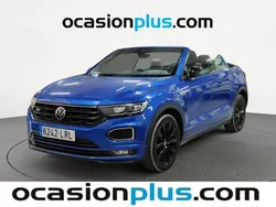 Azul Usado 2021 VW T-Roc Cabriolet R-line Descapotable | 27.091 € (Precio justo)