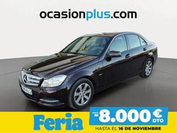 Marrón Usado 2012 Mercedes C200 Edition Berlina | 13.750 € (Precio justo)
