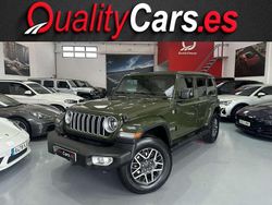 Verde Usado 2024 Jeep Wrangler Unlimited Sahara SUV | 59.400 € (Precio justo)
