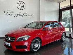 Rojo Usado 2014 Mercedes A200 AMG line Berlina | 15.900 € (Precio justo)