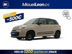Beige Usado 2016 Fiat 500L Lounge Monovolumen | 9485 € (Precio justo)