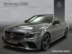 Gris selenita Usado 2019 Mercedes C220 AMG line Berlina | 27.600 € (Precio justo)