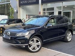 Azul Usado 2015 VW Touareg R-line SUV | 29.990 € (Precio justo)
