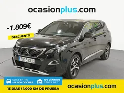 Negro Usado 2018 Peugeot 5008 GT-line Monovolumen | 19.900 € (Precio justo)