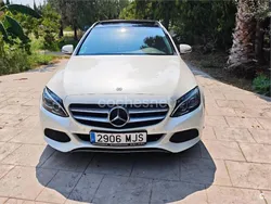 Blanco Usado 2017 Mercedes C220 Avantgarde Familiar | 17.200 € (Buen precio)