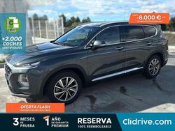 Negro Usado 2020 Hyundai Santa Fe SUV | 25.890 € (Precio justo)