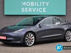 Gris Usado 2019 Tesla Model 3 Long Range Berlina | 26.900 € (Precio justo)