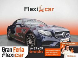 Azul Usado 2018 Mercedes E400 Descapotable | 47.990 € (Un poco caro)