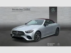 Gris / plateado Usado 2023 Mercedes E220 Descapotable | 59.990 € (Buen precio)