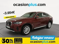 Rojo Usado 2021 BMW X4 xLine SUV | 43.500 € (Buen precio)