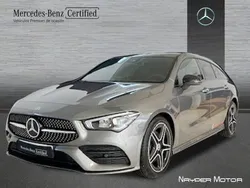 Gris montaña Usado 2023 Mercedes CLA200 Shooting Brake Familiar | 42.900 € (Caro)