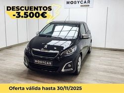 Negro Usado 2021 Peugeot 108 Active Utilitario | 10.595 € (Un poco caro)