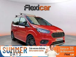 Rojo Usado 2019 Ford Tourneo Courier Ambiente Monovolumen | 13.790 € (Un poco caro)
