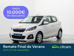 Blanco Usado 2021 Peugeot 108 Active Utilitario | 10.290 € (Precio justo)