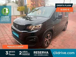 Negro Usado 2023 Peugeot Rifter GT Monovolumen | 22.490 € (Precio justo)