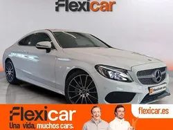 Blanco Usado 2017 Mercedes C220 AMG line Coupe | 26.290 € (Precio justo)