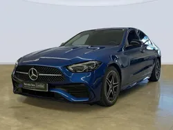 Azul espectral Usado 2024 Mercedes C220 AMG line Berlina | 47.900 € (Precio justo)