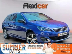 Azul Usado 2016 Peugeot 308 GT-line Familiar | 8890 € (Precio justo)