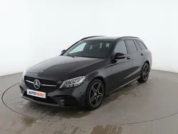 Negro Usado 2021 Mercedes C220 AMG line Familiar | 31.199 € (Super precio)