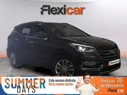 Azul Usado 2017 Hyundai Santa Fe SUV | 24.990 € (Caro)
