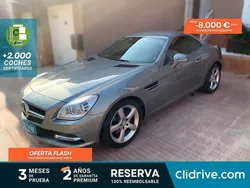 Gris Usado 2012 Mercedes SLK250 Descapotable | 21.790 € (Buen precio)