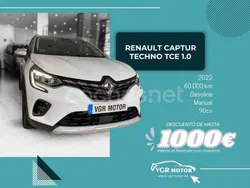 Blanco Usado 2022 Renault Captur Techno SUV | 15.995 € (Precio justo)