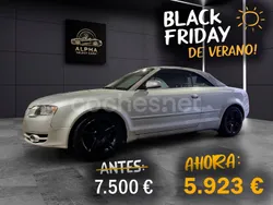 Gris / plata Usado 2009 Audi A4 Cabriolet Descapotable | 5923 € (Buen precio)