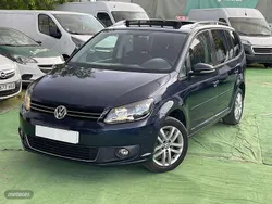 Azul Usado 2015 VW Touran Advance Monovolumen | 10.799 € (Buen precio)