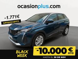 Azul Usado 2021 Peugeot 3008 Active SUV | 17.290 € (Precio justo)