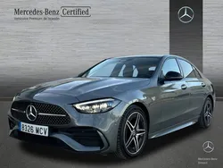 Gris Usado 2022 Mercedes C220 AMG line Coupe | 43.900 € (Precio justo)
