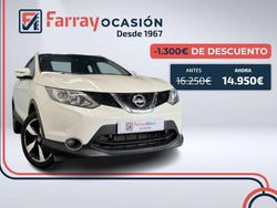 Blanco Usado 2017 Nissan Qashqai N-Connecta SUV | 14.950 € (Un poco caro)