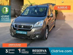 Gris Usado 2018 Peugeot Partner Tepee Style Monovolumen | 13.190 € (Precio justo)