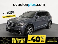 Gris / plata Usado 2021 VW Tiguan R-line SUV | 29.490 € (Precio justo)