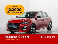 Rojo Usado 2024 Peugeot 208 Active Utilitario | 14.490 € (Precio justo)
