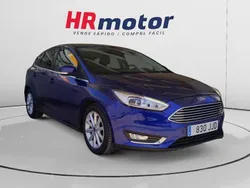 Azul Usado 2015 Ford Focus Titanium | 10.890 € (Buen precio)